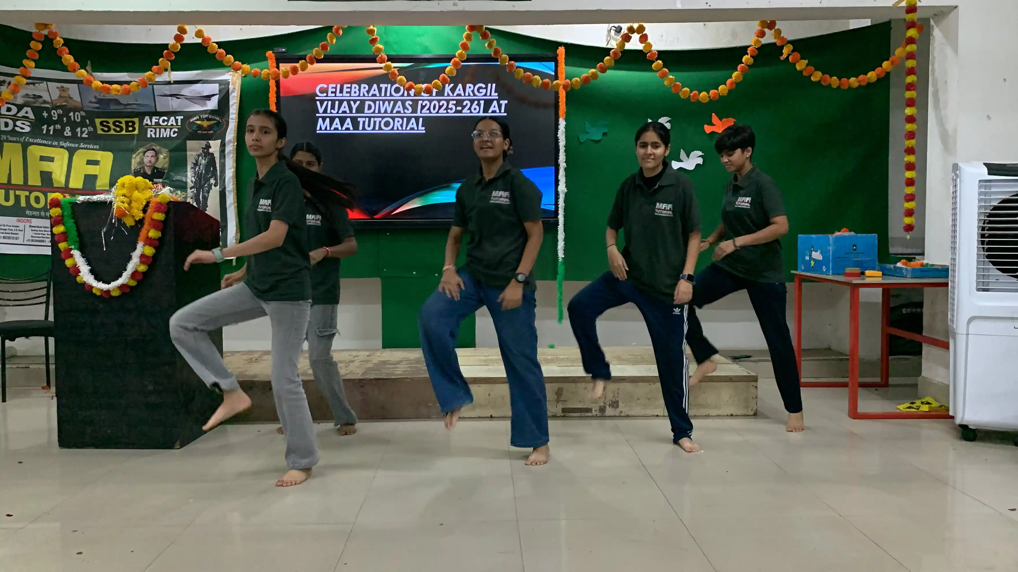 Spacious smart classroom