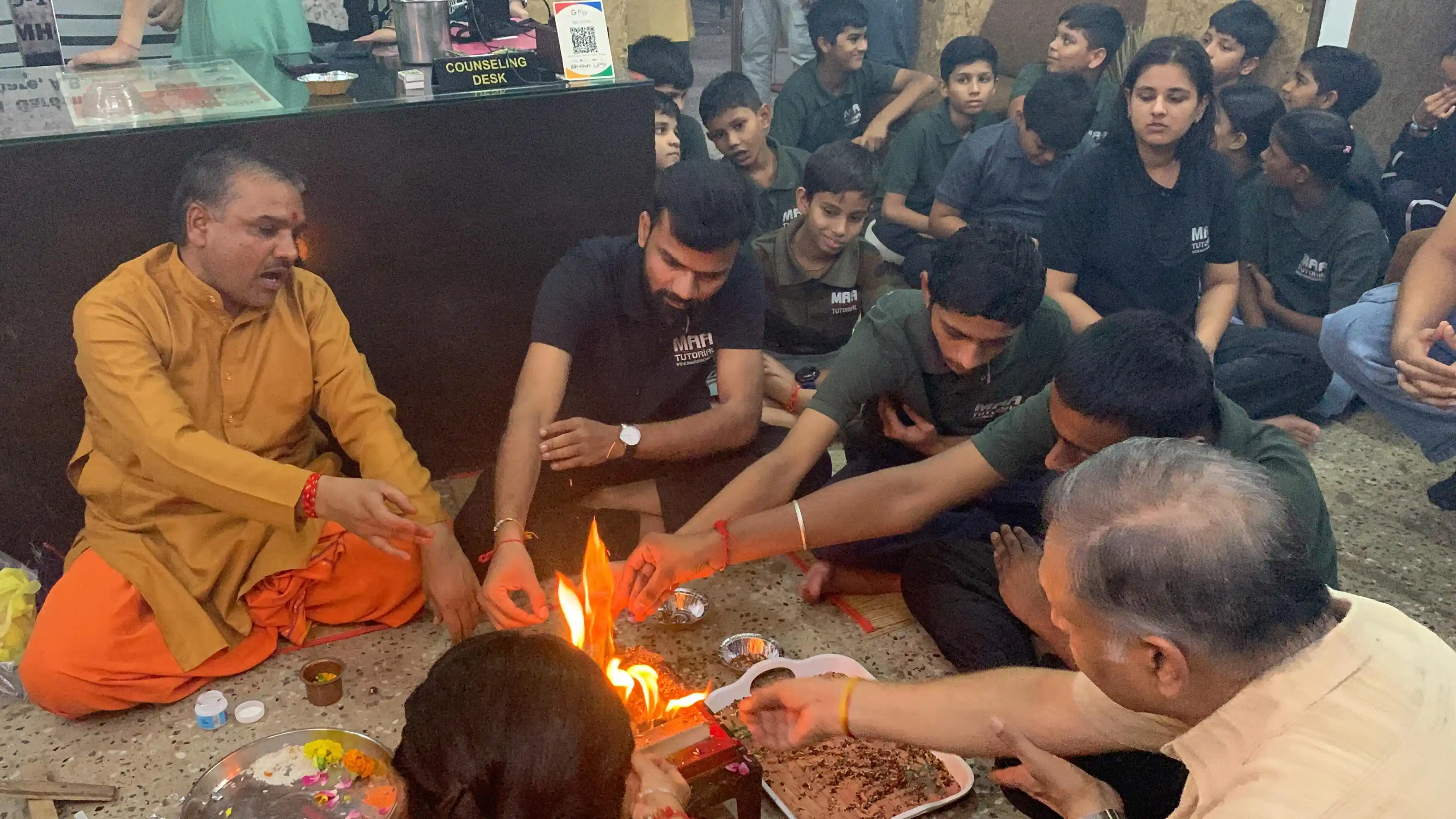 Spacious smart classroom