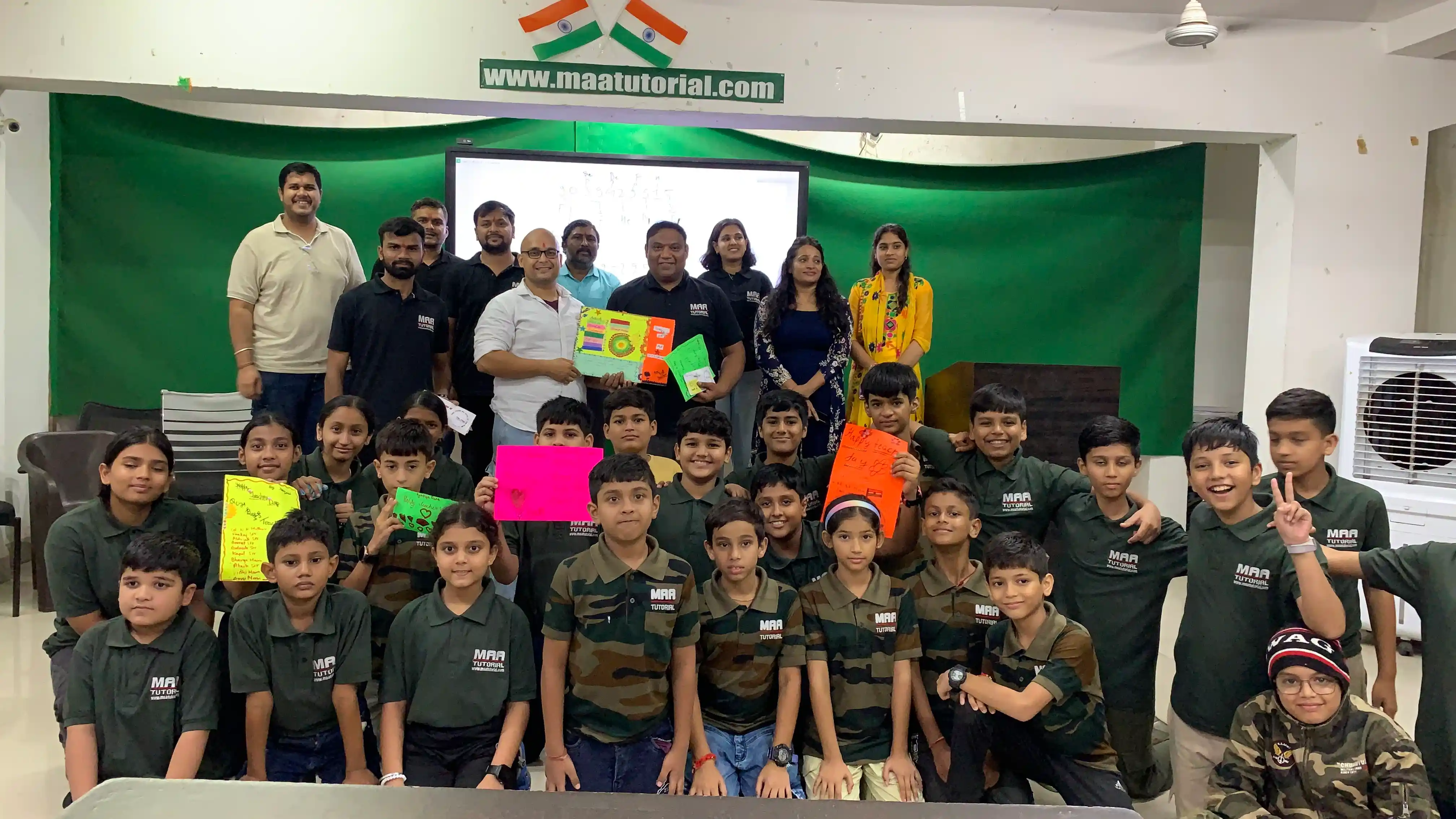 Spacious smart classroom